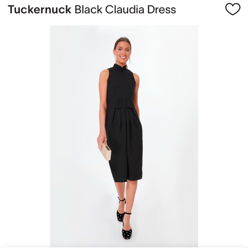 Tuckernuck Claudia Backless Bow Dress NWOT size small
